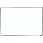 ＴＲＵＳＣＯ　スチール製ホワイトボード　無地　粉受付　４５０Ｘ６００＿