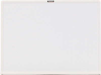 ＴＲＵＳＣＯ　スチール製ホワイトボード　白　４５０Ｘ６００　白＿