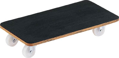 ＴＲＵＳＣＯ　合板平台車プティカルゴ　６００Ｘ３００　ゴム張り　ナイロン車＿