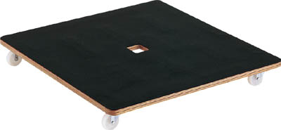 ＴＲＵＳＣＯ　合板平台車プティカルゴ　９００Ｘ９００　ゴム張り　ナイロン車＿