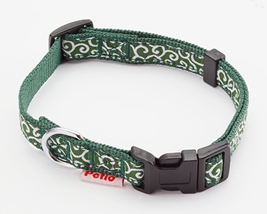 Ｐｅｔｉｏ　ペティオ　犬雅　唐草カラー　Ｍ　グリーン