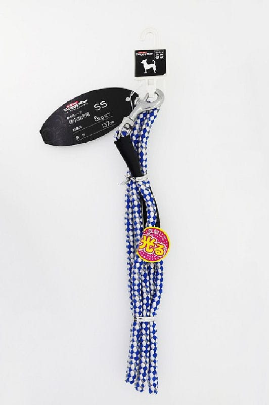 ドギーマン　反射カラーリード　７ｍｍ　ブルー　ＭＤ２４９１