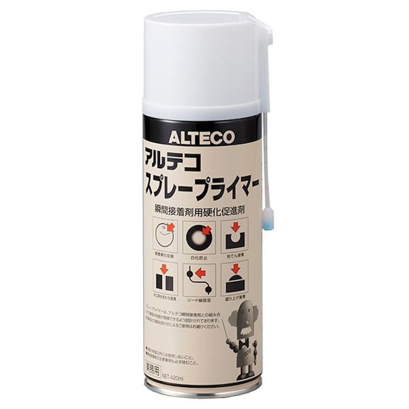アルテコ　瞬間接着剤用　硬化促進剤　スプレープライマー　４２０ｍＬ　ＳＰＲＡＹＰＲＩＭＥＲ－４２０