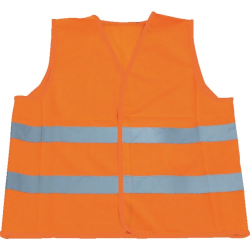 ＴＲＵＳＣＯ　ＪＩＳ　Ｔ　８１２７適合安全ベスト　蛍光オレンジ＿＿