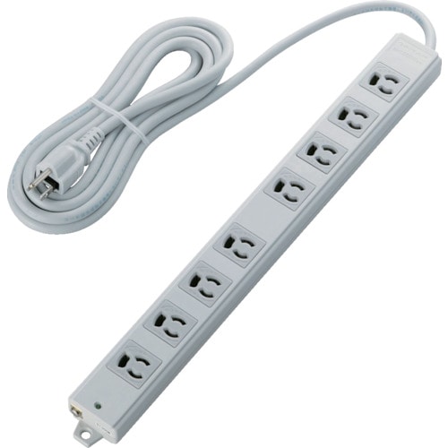 エレコム　ＲｏＨｓ準拠　抜け止　３Ｐ　８個口　マグネット　３ｍ　グレー＿