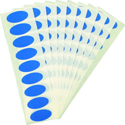 ＴＲＵＳＣＯ　セキュリティシール　転写なし　楕円　英字　９０枚１組＿