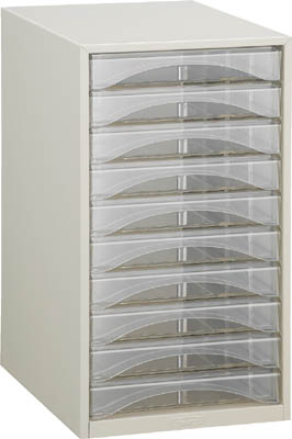 ＴＲＵＳＣＯ　レターケース　Ａ４型・浅型タイプ　１０段＿