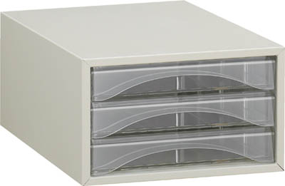 ＴＲＵＳＣＯ　レターケース　Ａ４型・浅型タイプ　３段＿