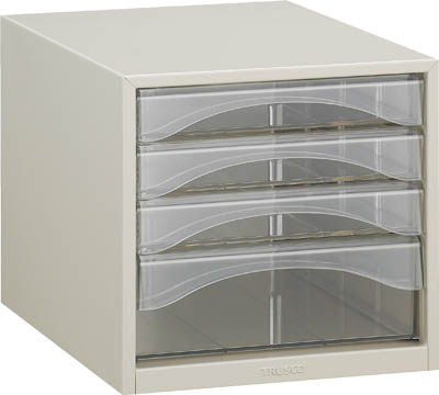 ＴＲＵＳＣＯ　レターケース　Ａ４型・浅型深型コンビタイプ　４段＿