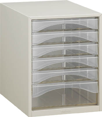 ＴＲＵＳＣＯ　レターケース　Ａ４型・浅型深型コンビタイプ　６段＿