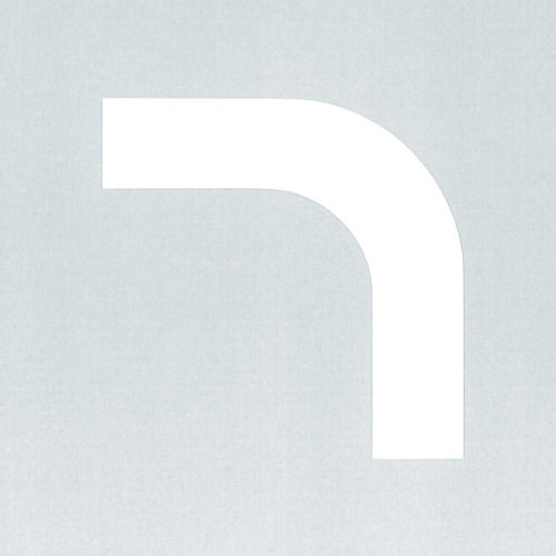 緑十字　コーナー用ガードテープ（２５ｍｍ幅用）　白　１０枚組　屋内用＿＿