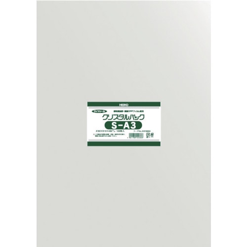 ＨＥＩＫＯ　ＯＰＰ袋　テープなし　クリスタルパック　Ｓ－Ａ３＿