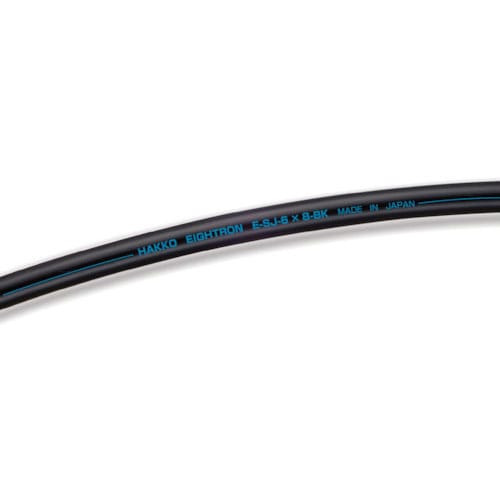 ハッコウ　スーパー柔軟フッ素チューブ・ブラック　８ｍｍＸ１２ｍｍ　２０Ｍ　Ｅ－ＳＪ－８Ｘ１２－ＢＫ＿