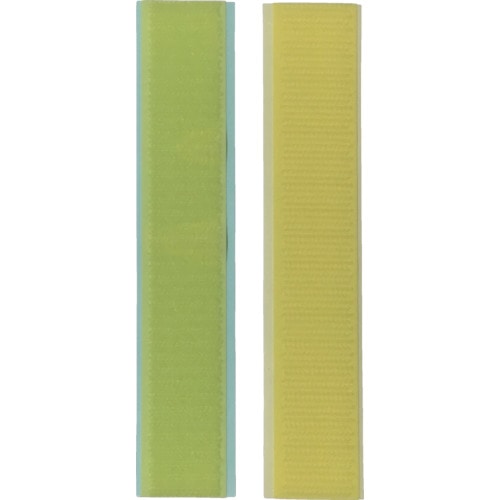 ユタカ　マジックテープ　アイロンワンタッチ　２５ｍｍ×１５ｃｍ　イエロー＿＿