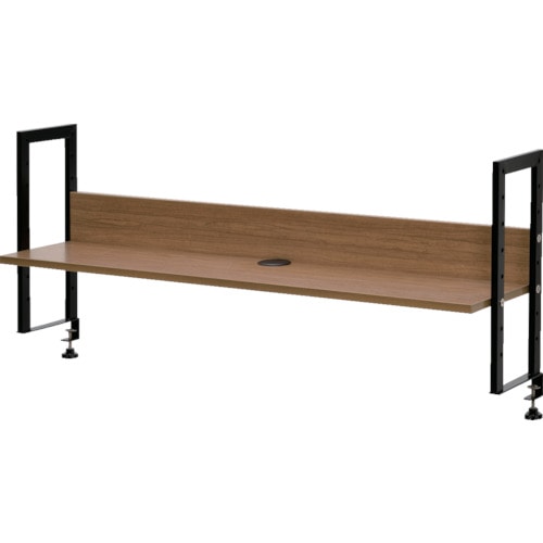 アールエフヤマカワ　ワーキングデスク上置棚Ｗ１２００　ウォルナット＿