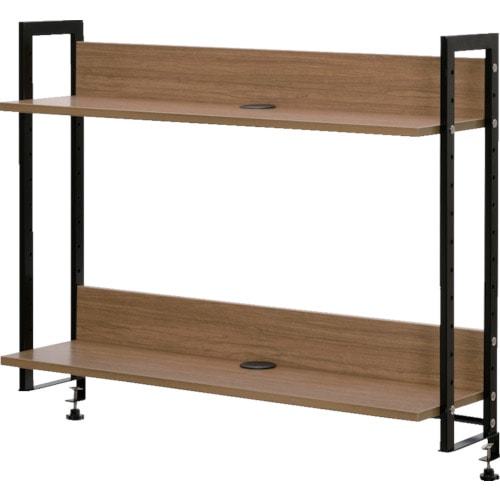 アールエフヤマカワ　ワーキングデスク上置ハイシェルフＷ１０００　ウォルナット＿