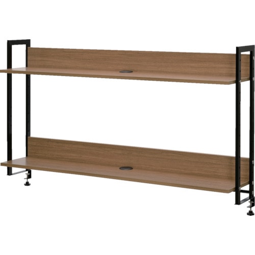 アールエフヤマカワ　ワーキングデスク上置ハイシェルフＷ１４００　ウォルナット＿