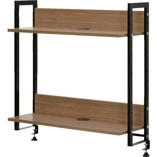 アールエフヤマカワ　ワーキングデスク上置ハイシェルフＷ８００　ウォルナット＿