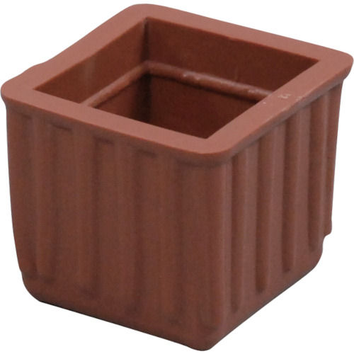 光　イス脚キャップ　茶角２１＿