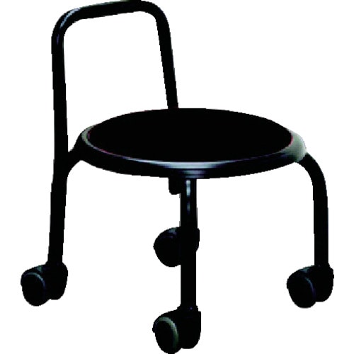 セイコー　背付ローキャスターボン　ブラック／ブラック＿