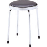 ノーリツ　回転スツール　ビニールシート　ダークグレー＿