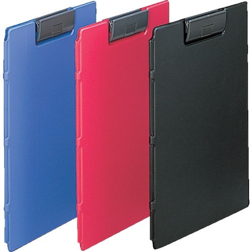 リヒト　Ａ４クリップファイル　黒＿