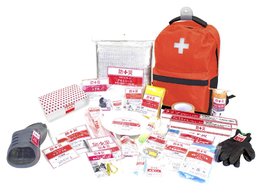 ＹＡＭＡＺＥＮ（山善）　防災バック　非常持ち出しバッグ　ＹＢＧ－３０Ｒ