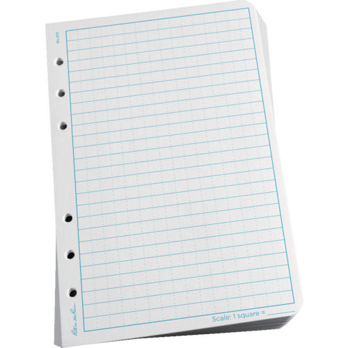 ＲＩＴＲ　４　５／８Ｘ７　ルーズリーフ　ユニバーサル　ホワイト＿