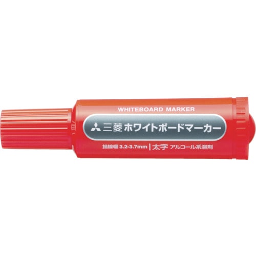 ｕｎｉ　三菱鉛筆／ホワイトボードマーカー／太字／赤＿