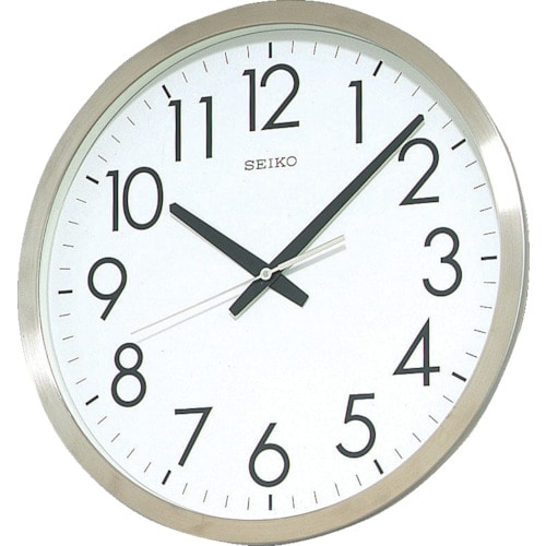 ＳＥＩＫＯ　オフィスクロック　直径３５０×３４　金属枠＿