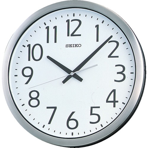 ＳＥＩＫＯ　防湿・防塵型オフィスクロック　直径３８１×４０　金属枠＿