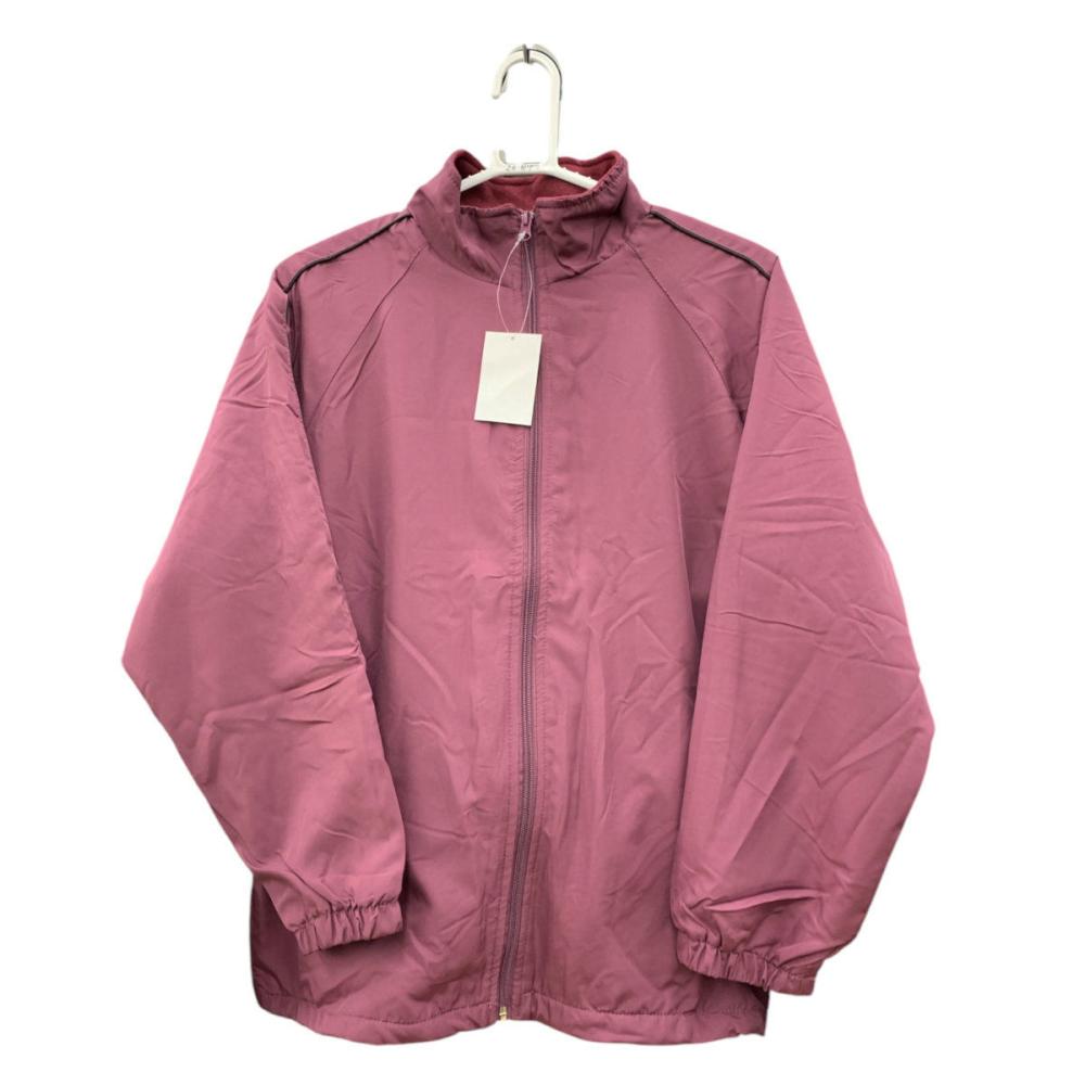 婦人　裏フリースジャケット　エンジ　Ｌ