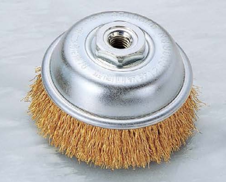 鋼線めっき線カップブラシ　ＢＫＭＣ－５０　Ｍ１０ネジ