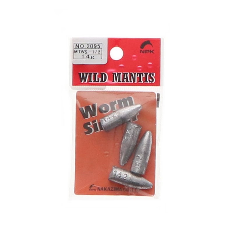 ナカジマ　ワームシンカー　１４ｇ　4個入り