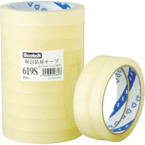 ３Ｍ　スコッチ　軽包装用テープ　６１９Ｓ　１８ｍｍ×５０ｍ＿