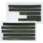 マーキングマン　差替式ゴム印ユニラバーＦ－６（６ｍｍ）数字・漢字セット＿