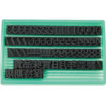 マーキングマン　差替式ゴム印ユニラバーＦ－８（８ｍｍ）数字・漢字セット＿