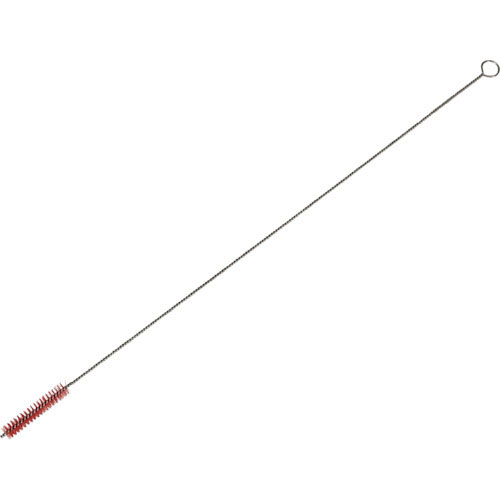 ＴＲＵＳＣＯ　小径パイプブラシ　ロングタイプ　８ｍｍ　ＨＡＣＣＰ対応　レッド＿