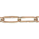 水本　黄銅チェーン　３０ｍ　線径４ｍｍ＿