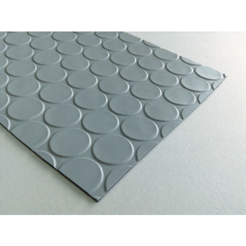 ワニ印　塩ビ養生マット　コイン　グレー　１．３ｍｍ厚×９２０ｍｍ×２０ｍ巻＿