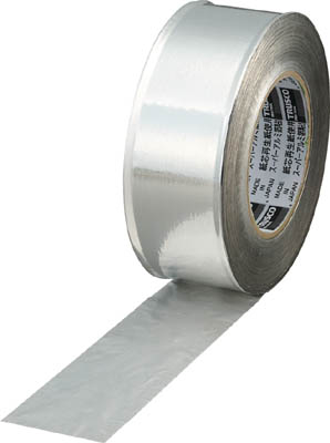 ＴＲＵＳＣＯ　スーパーアルミ箔粘着テープ　ツヤあり　幅５０ｍｍＸ長さ５０ｍ＿