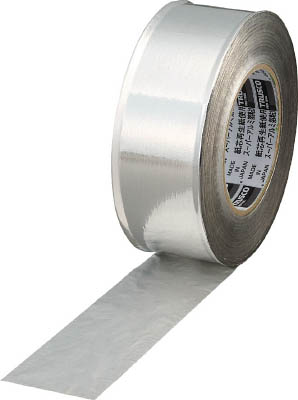 ＴＲＵＳＣＯ　スーパーアルミ箔粘着テープ　７５ｍｍ×５０ｍ　ツヤあり＿