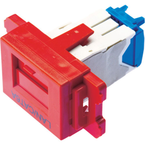 パンドウイット　カテゴリ６ＡＪＩＳプレート用ジャックキット　赤＿