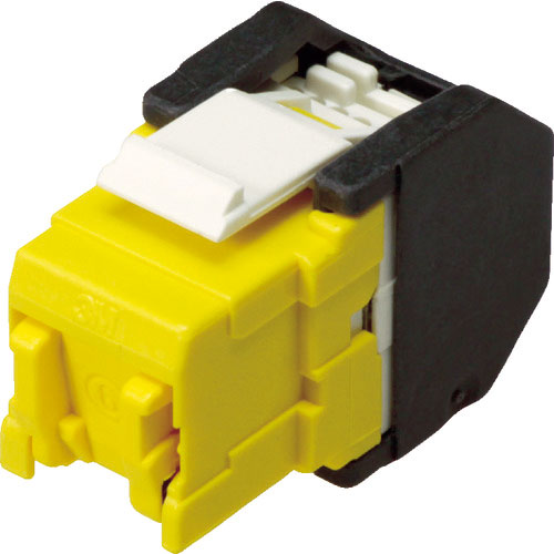 ３Ｍ　Ｃａｔ６　ＲＪ４５モジュラージャック　ツールレスタイプ　黄＿