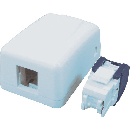 ３Ｍ　Ｃａｔ５ｅ　ＲＪ４５モジュラージャック露出型アウトレットセット　１ポート＿