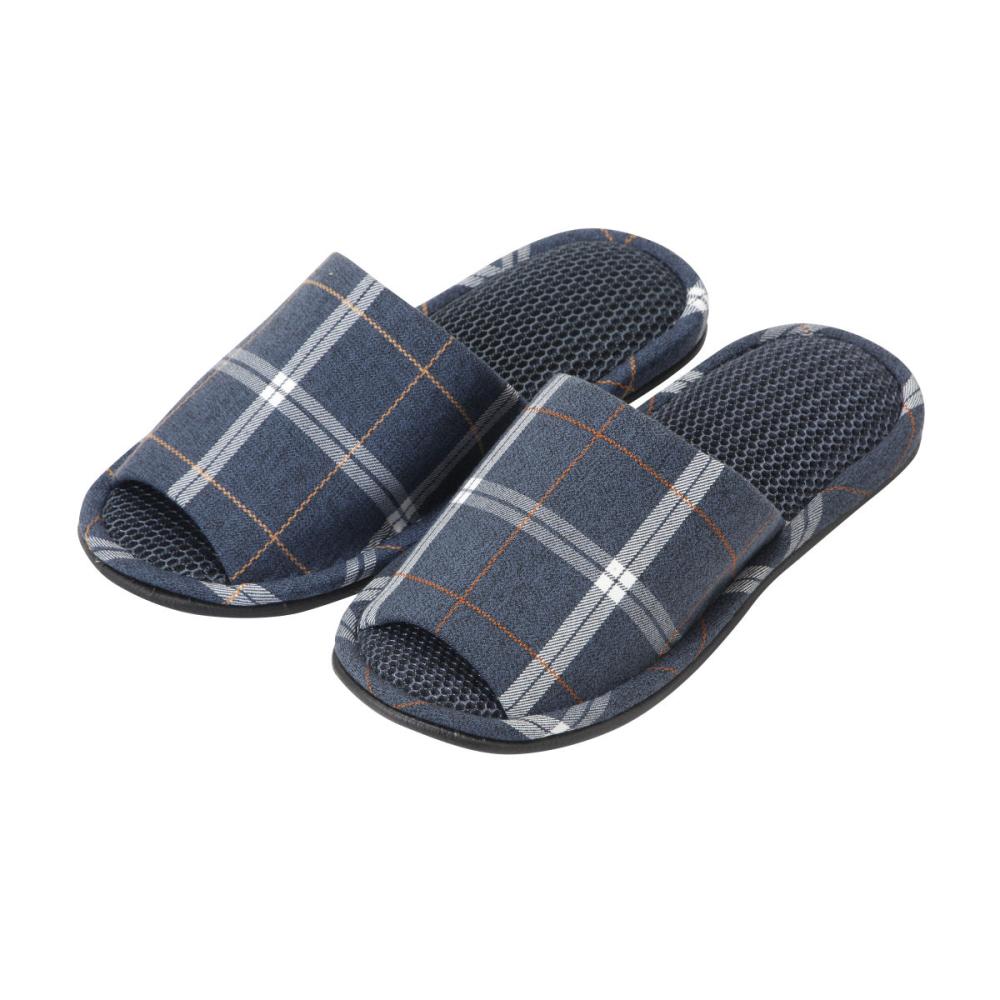 你的品牌名　備長炭スリッパ　ネイビー　ＬＬ