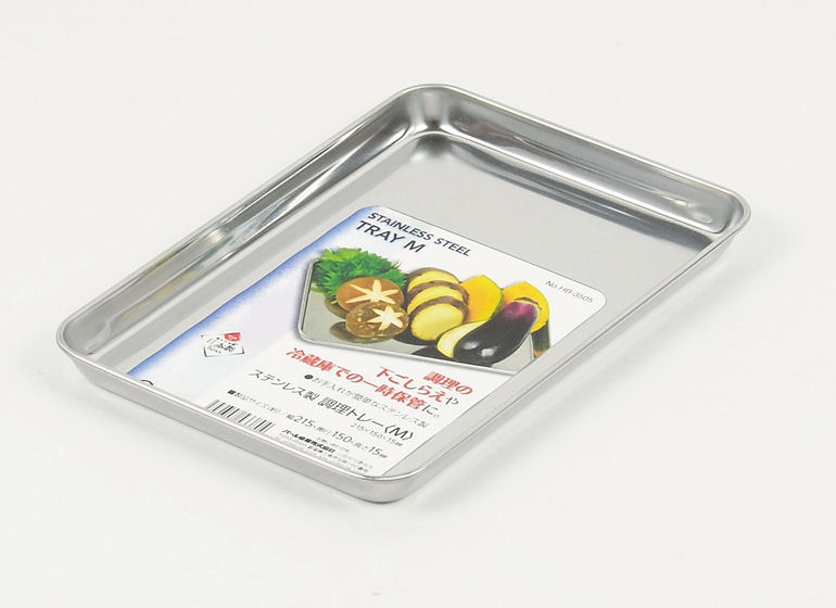 ステンレス製調理トレー　Ｍ