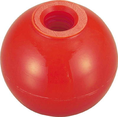 ＴＲＵＳＣＯ　樹脂製握り玉　芯金なし　赤　Φ２０ＸＭ６ｍｍ＿