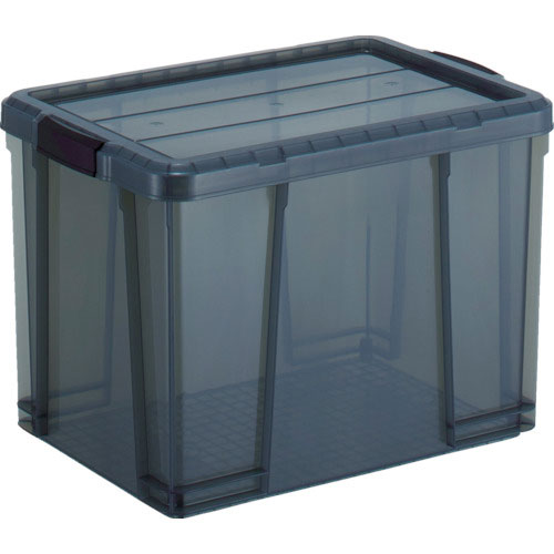 ＴＲＵＳＣＯ　クリアライトボックス　４７Ｌ　黒半透明＿