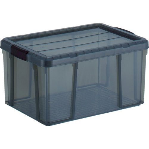 ＴＲＵＳＣＯ　クリアライトボックス　３５Ｌ　黒半透明＿